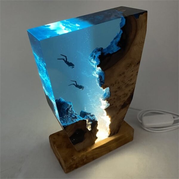 Diver frozen in light, Night Light, Scuba Diving Deep Sea Exploration（ Best Gift 🎁 ） - Image 5