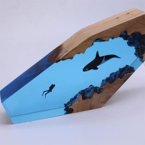 Killer Whale and  Diver Night Light （ Best Gift 🎁 ） - Image 5