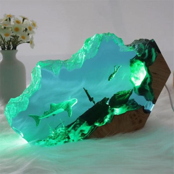 Whale Shark Night Light, Perfect Gift For Diving Enthusiasts, Table Lamp For Unique Home（ Best Gift 🎁 ） - Image 2