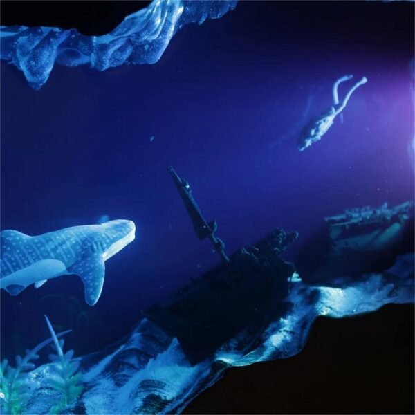 Whale Shark Night Light, Perfect Gift For Diving Enthusiasts, Table Lamp For Unique Home（ Best Gift 🎁 ） - Image 4