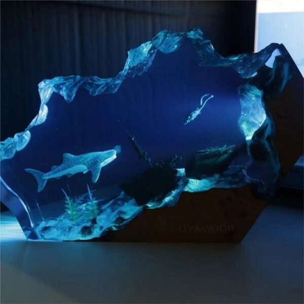 Whale Shark Night Light, Perfect Gift For Diving Enthusiasts, Table Lamp For Unique Home（ Best Gift 🎁 ） - Image 6