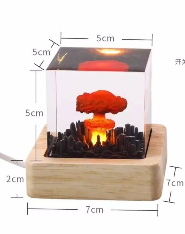 Atomic Bomb Resin Lamp （ Best Gift 🎁 ） - Image 4