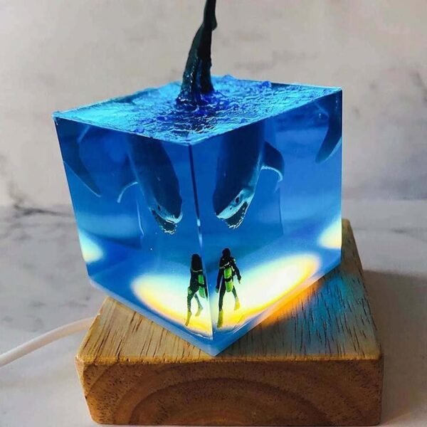 The resin shark night light （ Best Gift 🎁 ） - Image 4