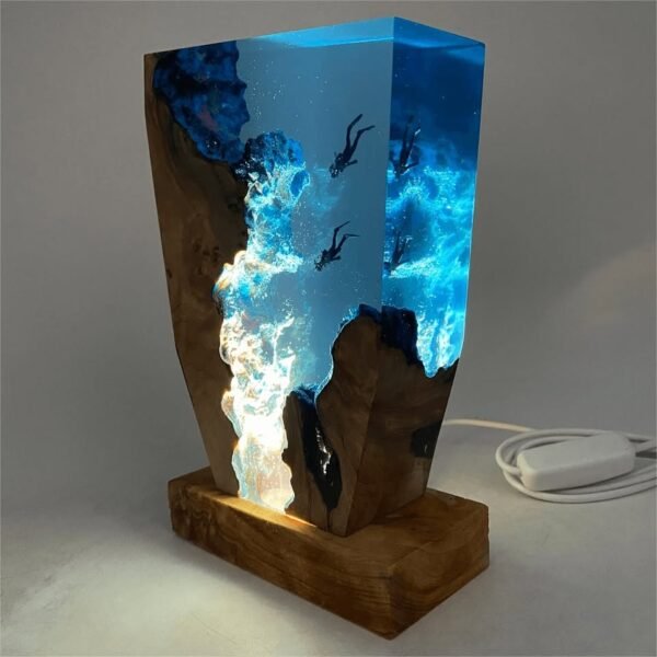 Diver frozen in light, Night Light, Scuba Diving Deep Sea Exploration（ Best Gift 🎁 ） - Image 2